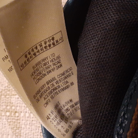 BURBERRY MINI NOVA CHECK LEATHER BOW EUC AUTHENTIC - Picture 6 of 12